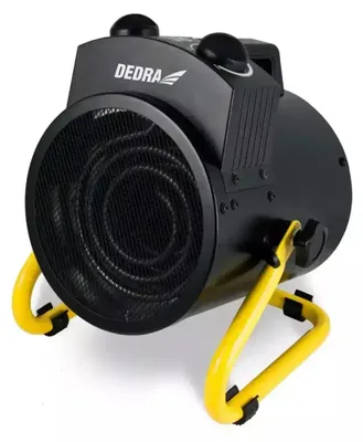 Zdjęcie produktu dla DEDRA DED9932B, Elektryczny grzejnik konwektorowy, Czarny, 5000 W, 50 m², 5000 W, 400 V
