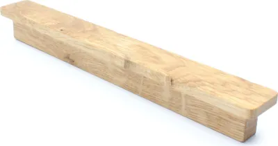 Zdjęcie produktu dla Uchwyt do szafek BA 320 mm, listwa uchwytowa z litego drewna dębowego, drewniany uchwyt do szafek
