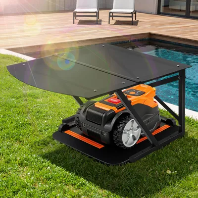 Produktbild von Izrielar Rasenmäher Garage Rasen Roboter Mähroboter Dach UV-Schutz Mährobotergarage
