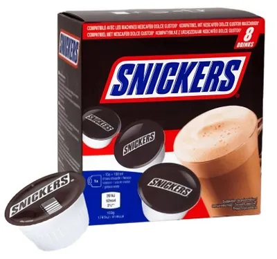 Image de Nescafe 8 Capsules 120G Dolce Gusto Snickers /5 (5056357908846)