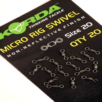 Produktbild von Korda Micro Rig Swivel - 20 Wirbel