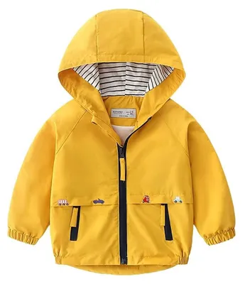 Immagine prodotto di Giacca antivento per bambini con cappuccio, unisex e impermeabile al vento