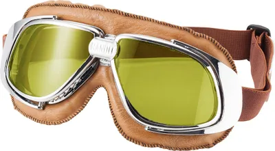 Produktbild von Bandit Classic Motorradbrille, braun/gelb, Einheitsgröße