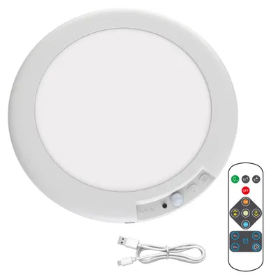 Produktbild von LED Deckenleuchte Weiß Kabellos Bewegungsmelder 3CCT 19,0 cm
