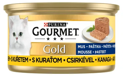 Produktbild von Purina Nestle Gourmet Gold - Lachs und Huhn - Nassfutter für Katzen -85 g