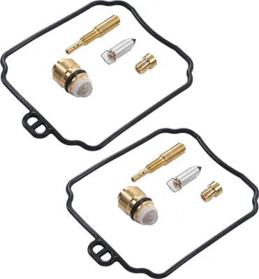 Imagen del producto de Kit de reparación de carburador, incluye piezas metálicas y de goma para la reconstrucción y reparación del carburador, compatible con Hyosung GV 250