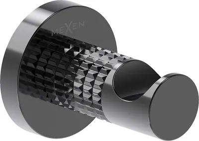Obrázek produktu pro Mexen Triv háček na ručník, černý chrom - 70A33011-73