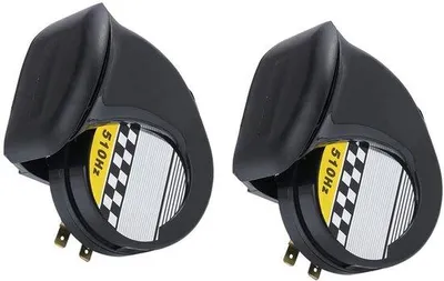 Productafbeelding van Dailygoods - Mini Luidsprekers - 115DB Slak Hoorn - Effectieve Geluidsversterking - Compact Formaat - Voor Motorfiets en Scooter - Elektrische Hoorn