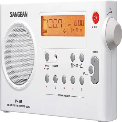Produktbild von Sangean PR-D7, Tragbar, 87.5 - 108 MHz, 520 - 1710 kHz, LCD, 83.8 mm (3.3 "), 3.5 mm