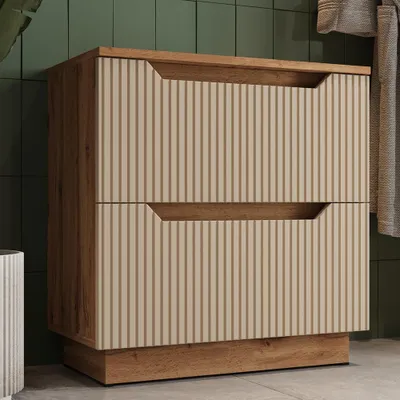 Obrázek produktu pro Dolní skříňka pod dřez Vicco Lotta Kašmír 59.8 x 62.5 cm se 2 zásuvkami, Model 58529