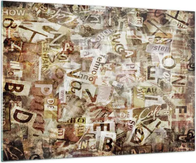 Produktbild von Bilder auf glas - Graffiti modern - 100x70cm - Glasbilder - Wandbilder - Kunstdruck - zum Aufhängen bereit - Wanddekoration aus Glas - Glas Bilder - Wandbild auf Glas - Einteilig - GAA100x70-3549
