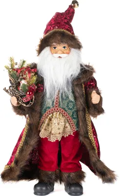 Produktbild von Goodwill Weihnachtsmann Weihnachtspuppe Weihnachtsmann Rotbraun H 46 cm