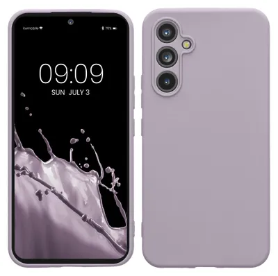 Produktbild von kwmobile Handyhülle für Samsung Galaxy A54 5G Hülle - weiches Handy Silikon Case - Schutzhülle Cover - Lavendel