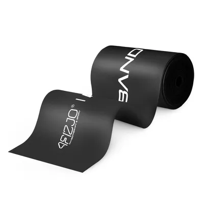 Produktbild von 4FIZJO FLAT BAND 30 m, Rehabilitationsband, Verschiedene Widerstände, Latex, für Training und Therapie, schwarz