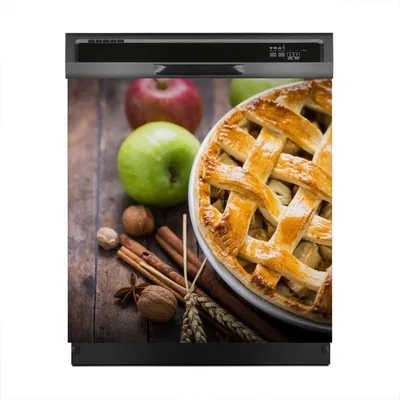 Produktbild von Aufkleber sticker 60x60 cm Dekorative folie Spülmaschine - Apfelkuchen Torte