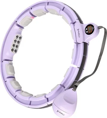 Produktbild von Masážní hula hoop HMS HHM13 se závažím, magnety a počítadlem fialová