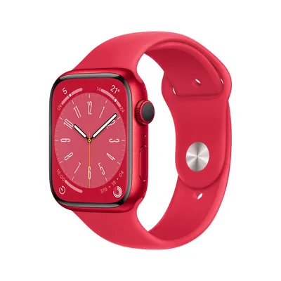 Produktbild von Apple Watch Series 8 GPS 41mm Rosso (PRODUCT)RED con Cinturino Sport - Smartwatch