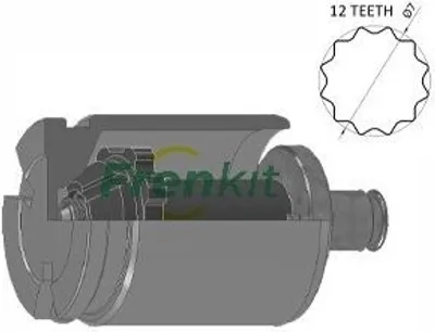 Produktbild von FRENKIT Bremssattel-Kolben für VW TIGUAN (5N) 41mm