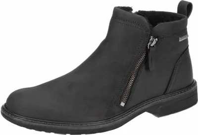A single black boot is shown against a white background.