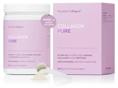 Imagen del producto de Colágeno sueco puro, polvo de colágeno marino hidrolizado, 300 g