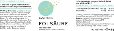 Produktbild von Cosphera - Folsäure 180 Tabletten