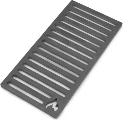 Immagine prodotto di Griglia per stufe 15x31cm in acciaio massiccio - più resistente delle griglie in ghisa - per stufe e caminetti