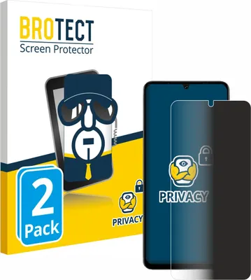 Produktbild von 2x BROTECT Sichtschutzfolie für Doogee Note 59 Pro Plus Anti-Spy Privacy Sichtschutz Blickschutz Folie Blaulicht-Schutz