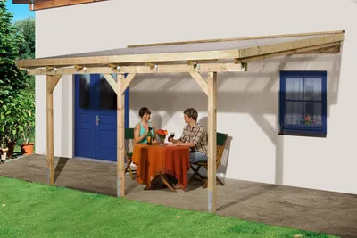 Produktbild von Terrassenüberdachung 671 Gr.2 B x T x H 424 x 257 x 267