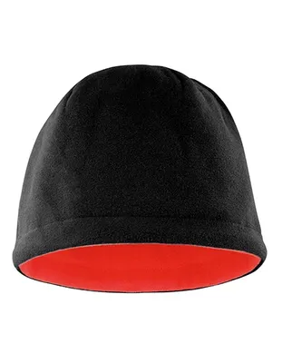 Produktbild von Result Winter Essentials R374X | Reversible Fleece Skull Hat Wintermütze - Farbe: Black/Red - Größe: One Size