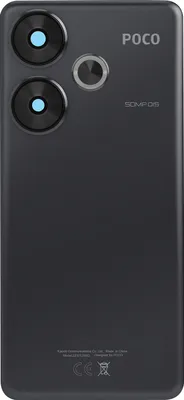 Zdjęcie produktu dla Xiaomi, pokrywa baterii do Xiaomi Poco F6 Original Service Pack, czarna