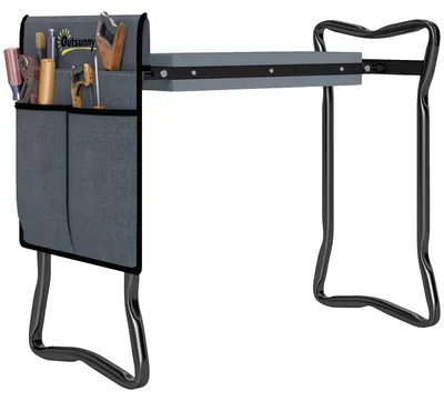 Obrázek produktu pro Zahradní židle, ergonomický design, skládací kovová konstrukce, tmavě šedá