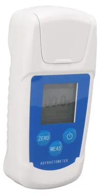 Digitale Brix-Refraktometer 0-55%, mit Display, 0,3 ml