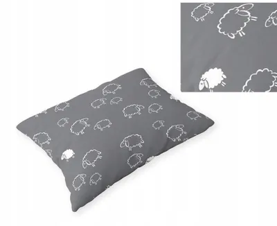 Produktbild von Posciel-Hurt Kissenbezug 70x80cm 100% Baumwolle Graue Schafe