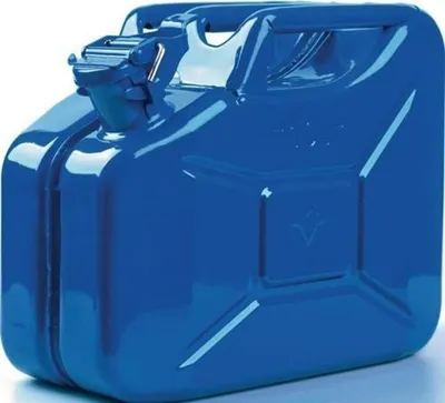 Image de Bidon de carburant 10l bleu signal RAL 5005 acier bleui 0,9mm L345xP165xH275mm VALPRO