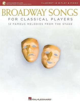 Produktbild von Broadway Songs for Classical Players - Clarinet and Piano