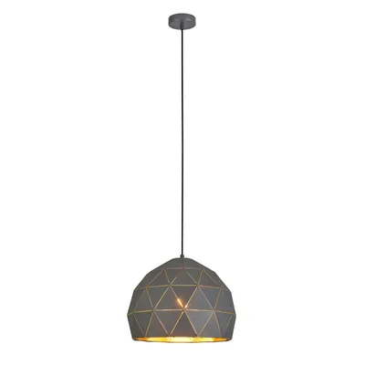 Obrázek produktu pro Moderní grafitová závěsná lampa Italux Harley MDM-3471-1 GR+GD