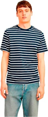 Produktbild von Jack & Jones Organic Basic Kurzarm-t-shirt Blau S Herren Blau S