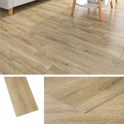 Vinylboden selbstklebend, Eiche hell, 90x15 cm, 36 Stück