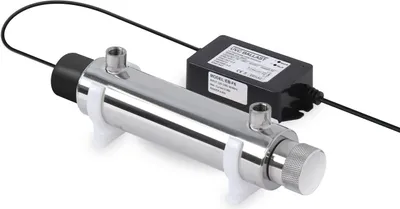 Image de Bellerofonte UV Stérilisateur d'eau avec lumière UVC 6 Watt capacité 2 litres par minute pour osmose inverse et systèmes de filtration d'eau Stérilisation UVC