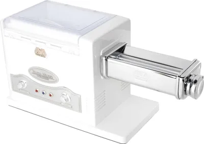 Produktbild von Marcato Pasta Fresca, Elektrische Nudelmaschine, Fettuccine, Lasagne, Spaghetti, Weiß, 15 cm, 1,5 mm, 6,5 mm