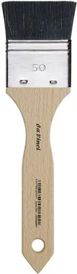 Produktbild von da Vinci Breite Ziegenhaarpinsel schwarze Ziegenhaare G: 50