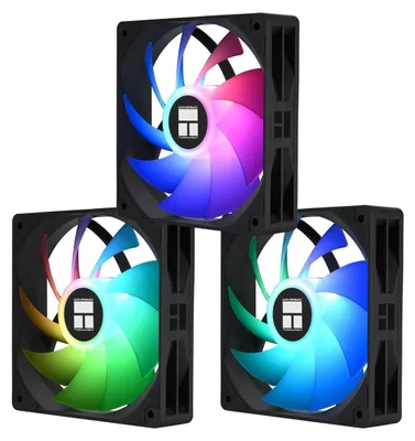 Zdjęcie produktu dla Wentylator do komputera 12 cm 28 mm - ARGB LED - PWM - Cichy