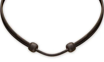 Produktbild von HANA LIMA Lederkette Lederband schwarz verstellbar Halskette Leder Surferkette