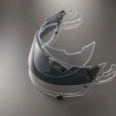 Image de Visière ARAI PSS Pro complète avec pare-soleil Mirror Red