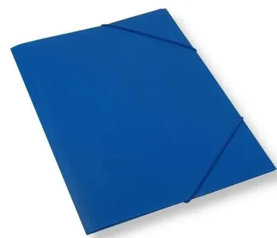 Image de Pochette A4 avec élastique, bleue - Penword