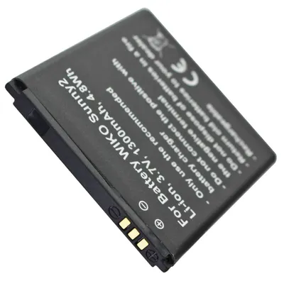 Produktbild von Akku passend für WIKO Sunny 2, Wiko 2510 3,7 Volt 1300mAh Lithium-Ionen Akku