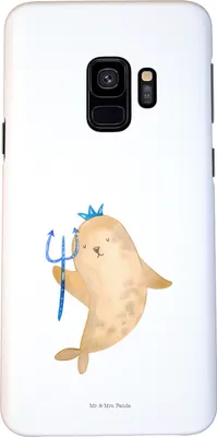Produktbild von Mr. & Mrs. Panda Samsung Galaxy S9 Handyhülle Sternzeichen Wassermann - Weiß - Geschenk, Nix, Hülle, Geburtstag Februar, Meer, Cover, Januar, Handycover, Meermann