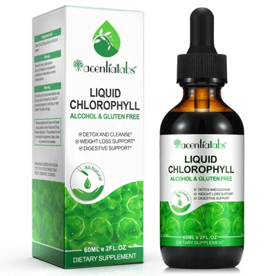 Produktbild von Flüssiges Chlorophyll 100 % natürlich | Nahrungsergänzung | 60 ml