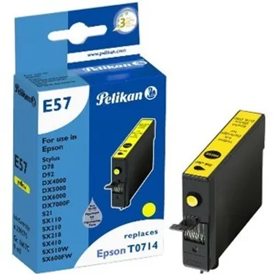 Produktbild von Pelikan Patrone Epson E57 T071/T089 yellow kompatibel