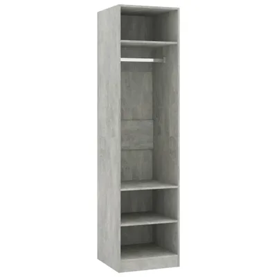 Produktbild von Kleiderschrank Betongrau 50x50x200 cm Holzwerkstoff